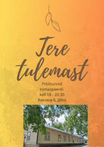 Piiblitund koguduse saalis