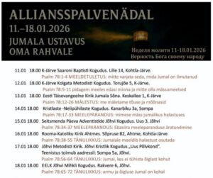 Alliansspalvenädala "Jumala ustavus oma Rahvale" lõpujumalateenistus
