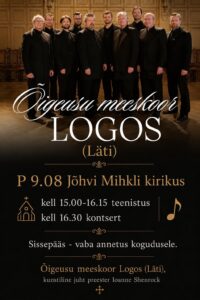 Õigeusu meeskoor Logose kontsert (Lätist)